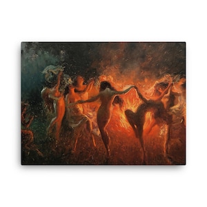 Fire Dance by Joseph Tomanek Canvas Print - Canvas Wall Art