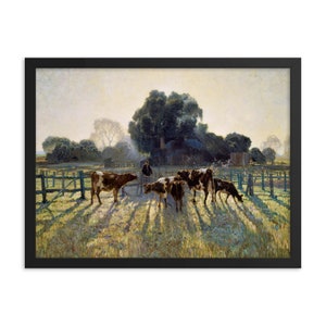 Spring Frost by Elioth Gruner Framed Print