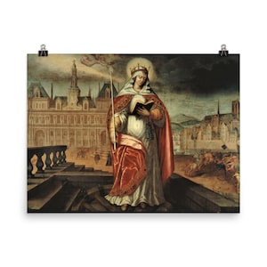 Saint Genevieve Poster Print