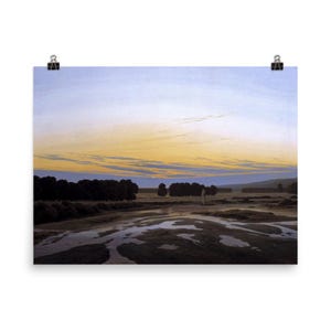 The Big Enclosure by Caspar David Friedrich Poster Print