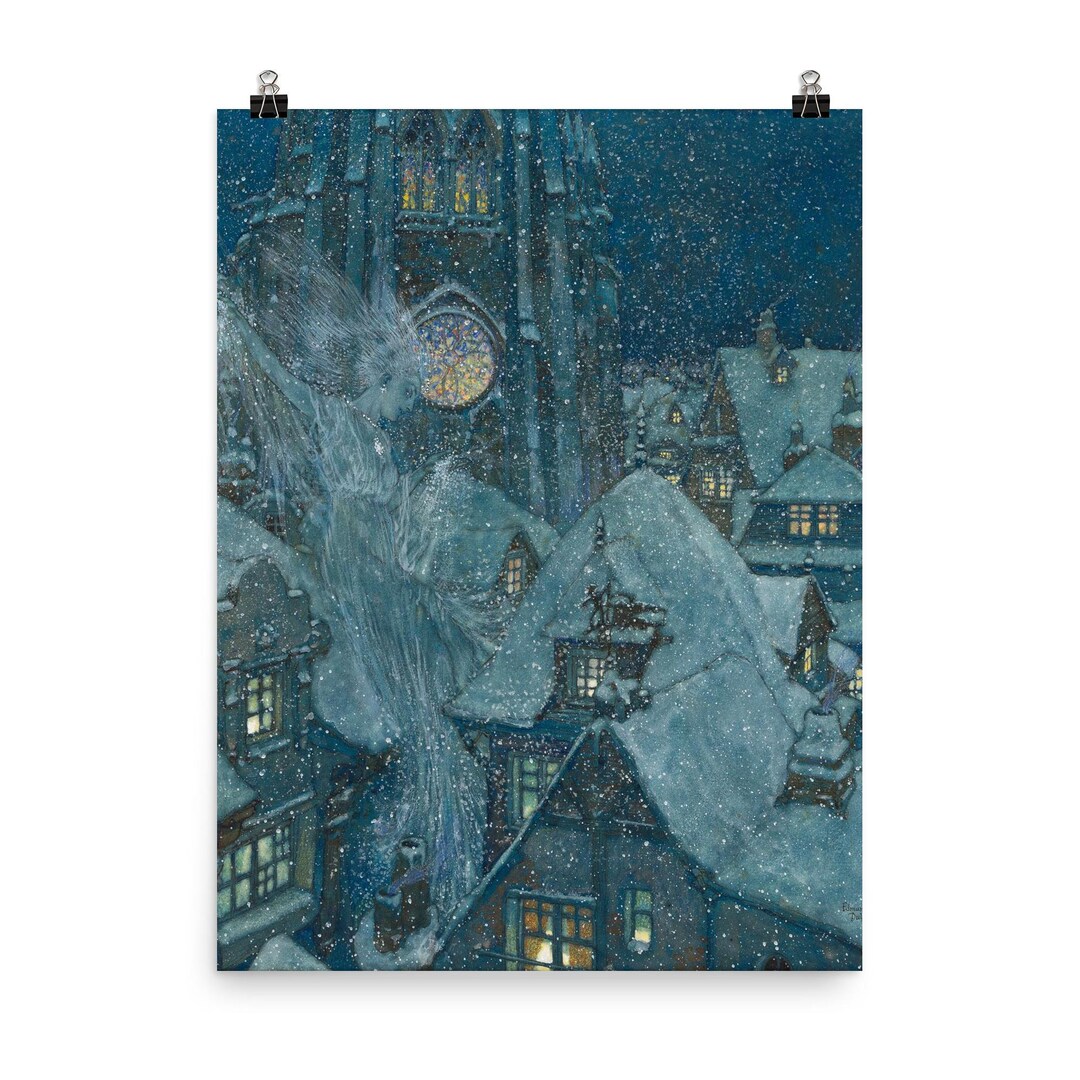 The Snow Queen by Edmund Dulac, 1911 Poster Print - Etsy