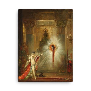 Gustave Moreau &quot;The Apparition&quot; Canvas Print: Symbolist Gothic Art