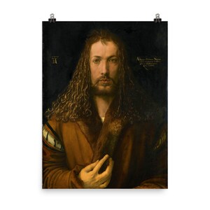 Self Portrait by Albrecht Dürer Poster Print