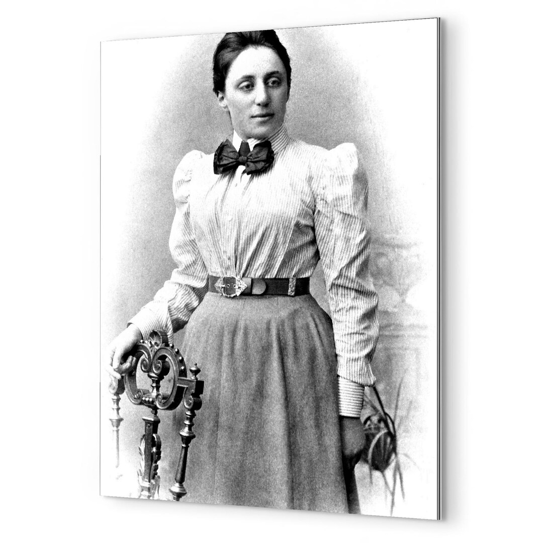 Emmy Noether Metal Print: Mathematician Portrait Wall Art for Women in ...