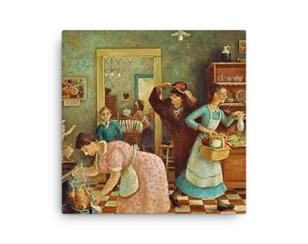 大感謝祭！ オリジナルアート作品 新作も含めた3作品選べます 絵画 インテリアに ドリス・リーによる感謝祭のキャンバスプリント - キャンバスウォール