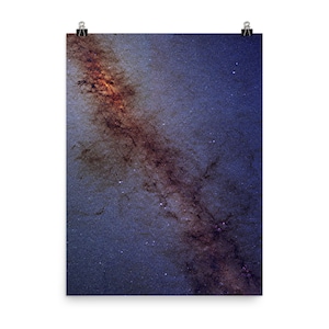 Milchstraße Panorama Wand Kunst Poster Druck - Spektakuläre ESO 2017 Galaxy Ansicht für Wohnkultur, Astronom Geschenk