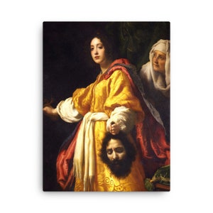 Judith With The Head Of Holofernes By Cristofano Allori Canvas Print - Canvas Wall Art