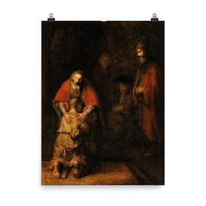 Rückkehr des Verlorenen Sohnes von Rembrandt PosterDruck