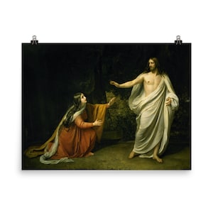 Appearance of Jesus Christ to Maria Magdalena by Alexander Ivanov Poster Print