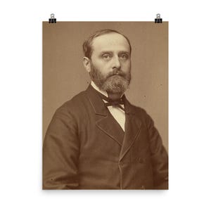 Friedrich Theodor Vischer Poster Print – Vintage German Philosopher Wall Art, Literary Scholar Home Decor