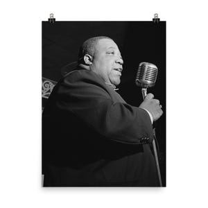 Jimmy Rushing Poster Print: Vintage Jazz Legend Portrait Wall Art