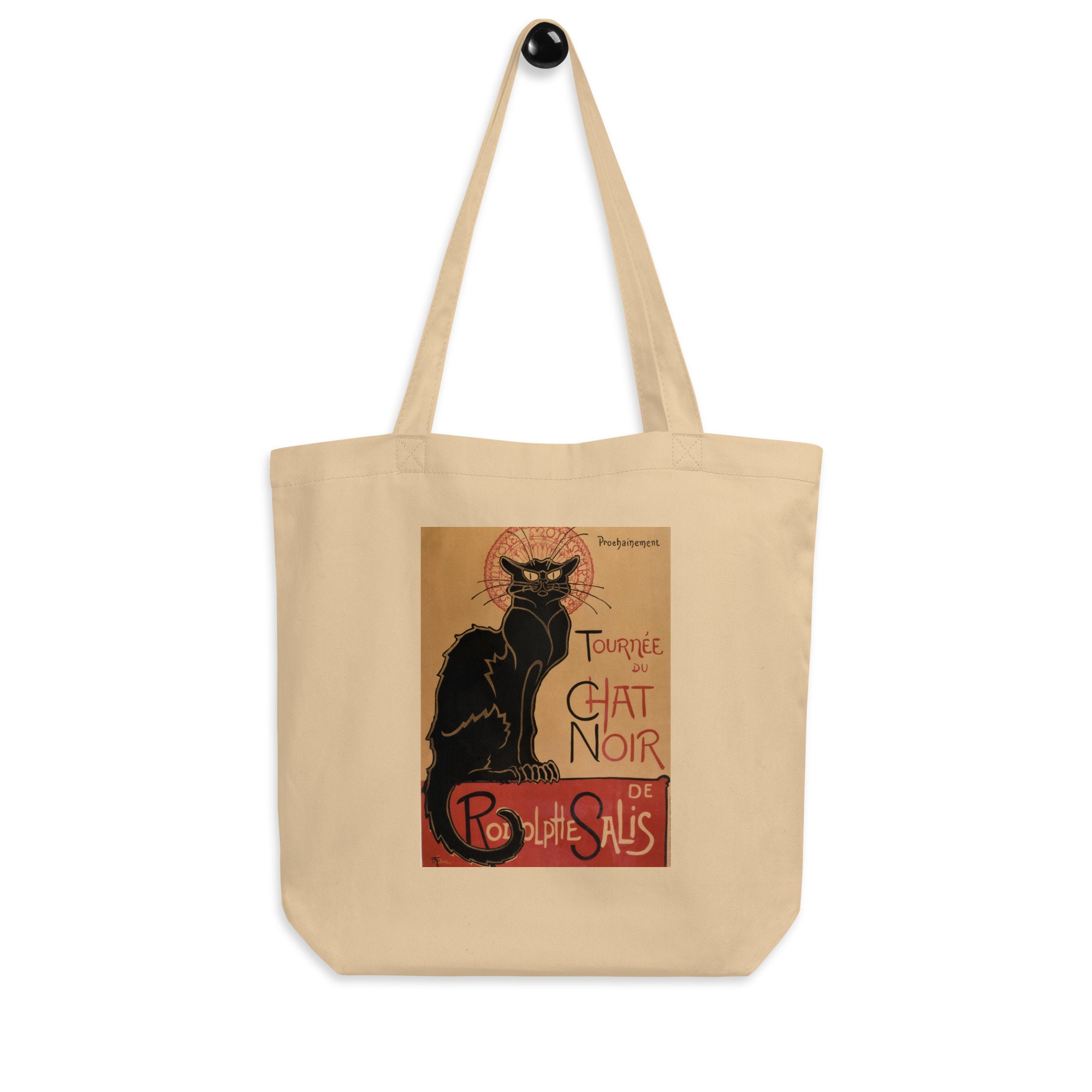 Motorcycle Catventure - Funny Roux Cat on a Vintage Motorcycle Tote Bag by  LV-creator