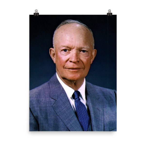 Dwight Eisenhower Poster Etsy