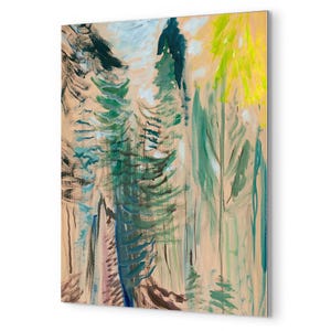 Emily Carr White Cove Forest Metal Print: Canadian Modernist Wall Art