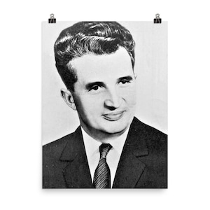 Nicolae Ceaușescu Poster Print