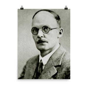 Hans Geiger Vintage Science Poster Print – Physics Wall Art, Inventor Decor, Gift for Scientist, STEM Classroom