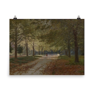 John Mather Herbst Fitzroy Gardens 1894 Kunst Poster Druck | Vintage Australische Wanddekoration | Einzigartiges Hausgalerie Stück