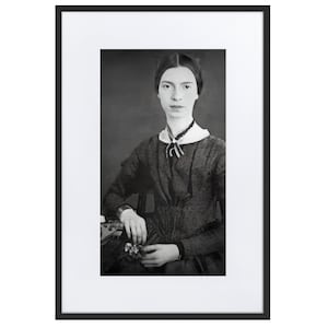 Emily Dickinson Framed Print with Mat
