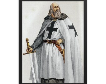 Jacques De Molay Framed Print - Etsy