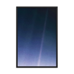 Stampa incorniciata su carta fotografica lucida premium con punti blu pallido