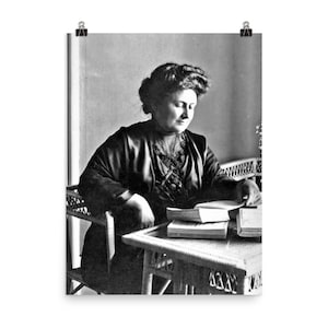 Impresión del cartel de María Montessori