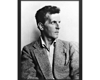 LUDWIG WITTGENSTEIN Oil Portrait POSTER Various Sizes Available Art ...