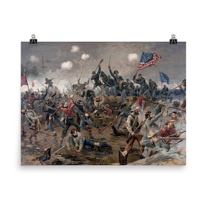 Schlacht von Spotsylvania Court House von Thure de Thulstrup Poster Print