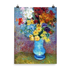 Florero de flores de Vincent van Gogh Poster Print
