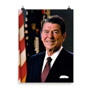 Ronald Reagan Poster Print Poster Print