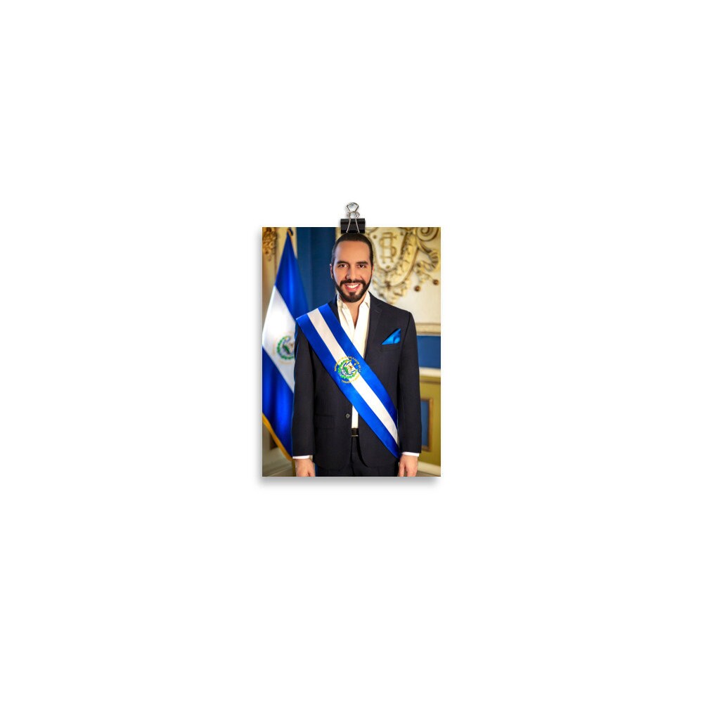 Nayib Bukele Official Portrait Poster Print - Etsy