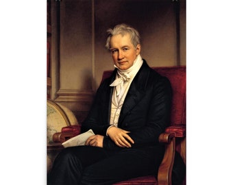 Alexander von Humboldt by Joseph Karl Stieler Poster Print