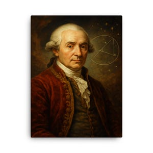 Joseph Louis Lagrange Canvas Print – Historic Mathematician Wall Art, Unique Scientist Decor, Academic Gift