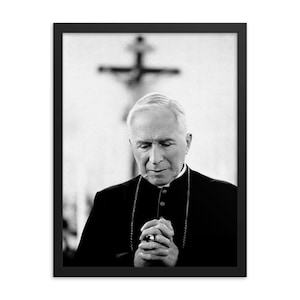 Marcel Lefebvre Praying Framed Print