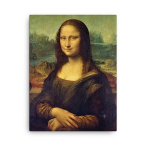 Mona Lisa by Leonardo Da Vinci Canvas Print - Canvas Wall Art