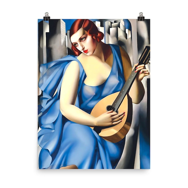 The Musician by Tamara de Lempicka Poster Print