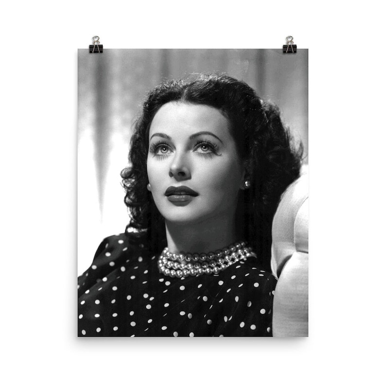 Hedy Lamarr Poster Print Etsy