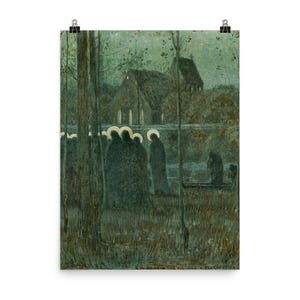 Procession of Souls by Louis Welden Hawkins Poster Print