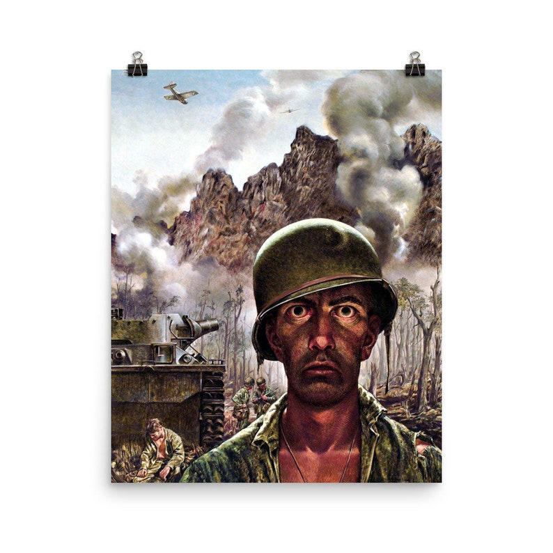 2000 Yard Stare by Tom Lea Poster Print