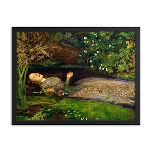 Ophelia by John Everett Millais Framed Print