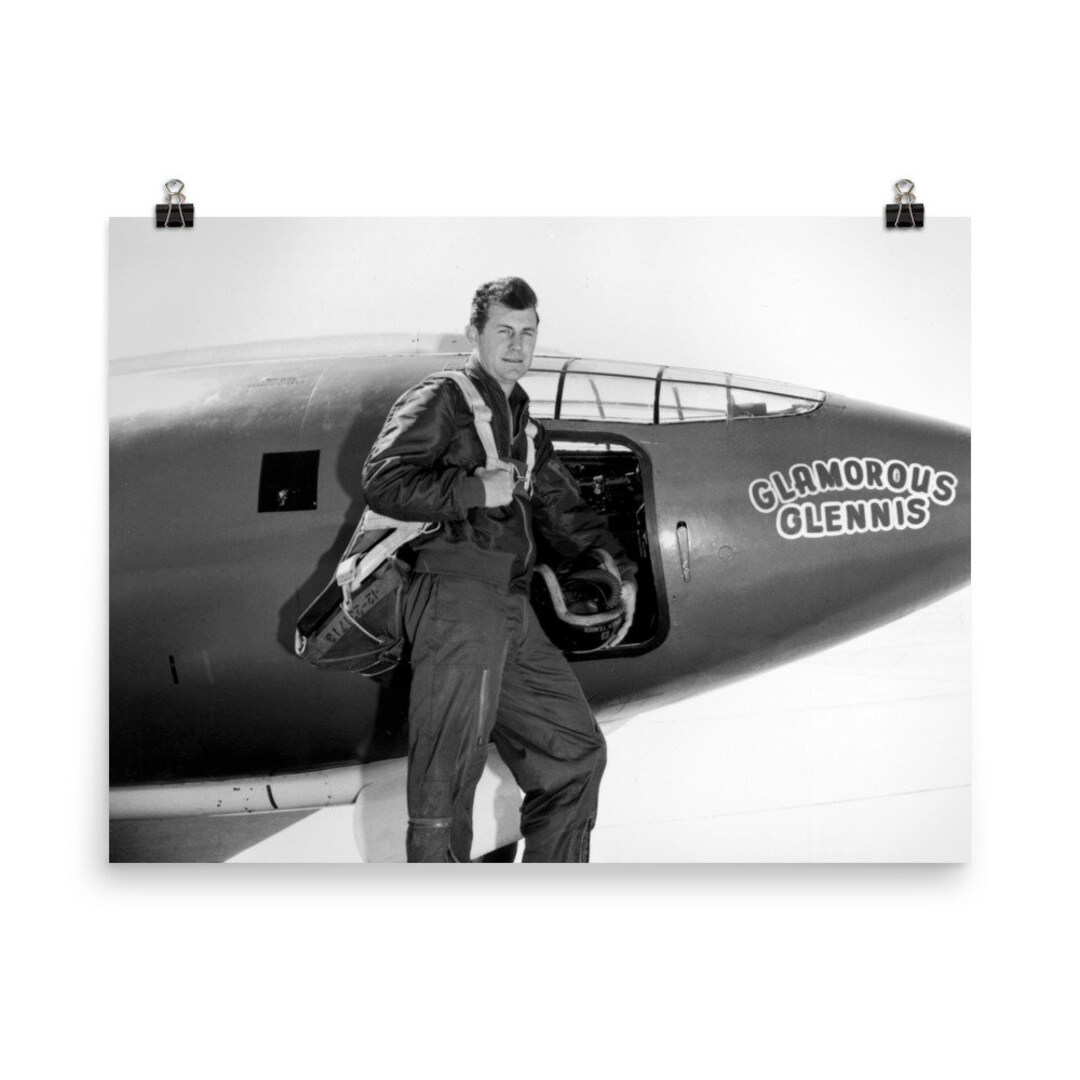 Chuck Yeager Poster Print - Etsy
