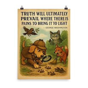 Póster de George Washington: Perro detective: La verdad prevalece
