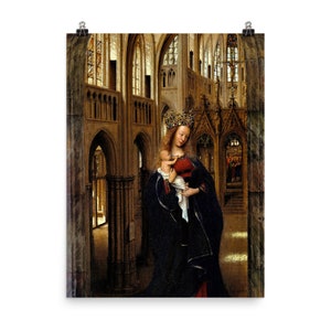 The Madonna in the Church by Jan Van Eyck Poster Print
