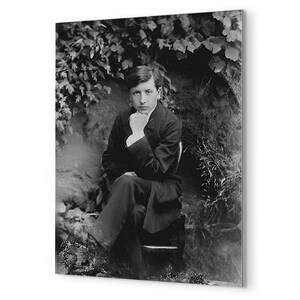 Alain-Fournier Metal Print: Vintage French Author Portrait, Literary Wall Art