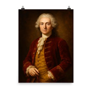 Saint Germain the Count Mystical Poster Print | Unique Occult Wall Art | Enlightening Decor for Home or Office
