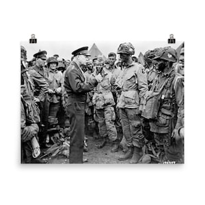 General Dwight Eisenhower (D-Day) Poster Print