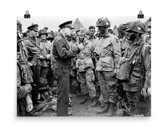 General Dwight Eisenhower (D-Day) Poster Print