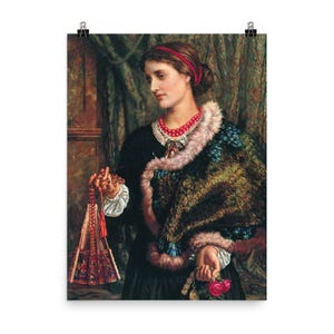 William Holman Hunt &#39;The Birthday&#39; Poster: Victorian Art Reproduction
