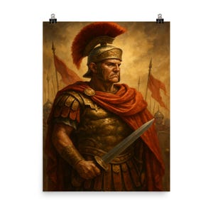 Crassus Poster: Roman History Wall Art for History Buffs