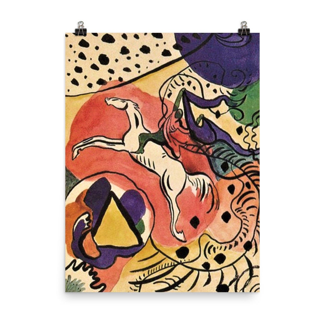 The Blue Rider Almanac by Wassily Kandinsky Poster Print - Etsy