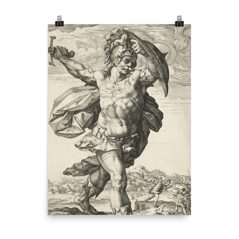 Horatius Cocles at the Pons Sublicius Poster Print